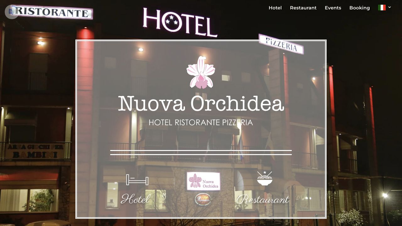 Hotel Nuova Orchidea homepage hero